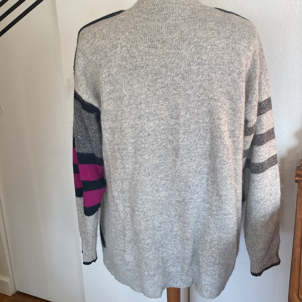 Angora lambs wool cardigan sweater - Picture 4 of 5